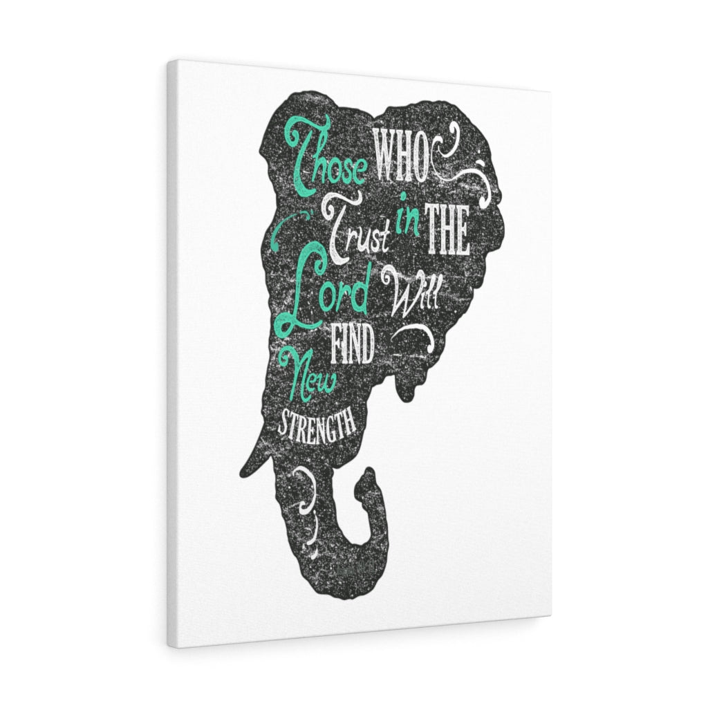 Scripture Walls Inspirational Wall Art Trust In The Lord Wall Art Motivation Wall Decor for Home Office Gym Inspiring Success Quote Print Ready to Hang Unframed-Express Your Love Gifts