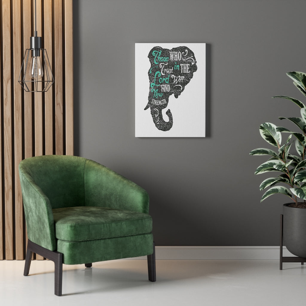 Scripture Walls Inspirational Wall Art Trust In The Lord Wall Art Motivation Wall Decor for Home Office Gym Inspiring Success Quote Print Ready to Hang Unframed-Express Your Love Gifts