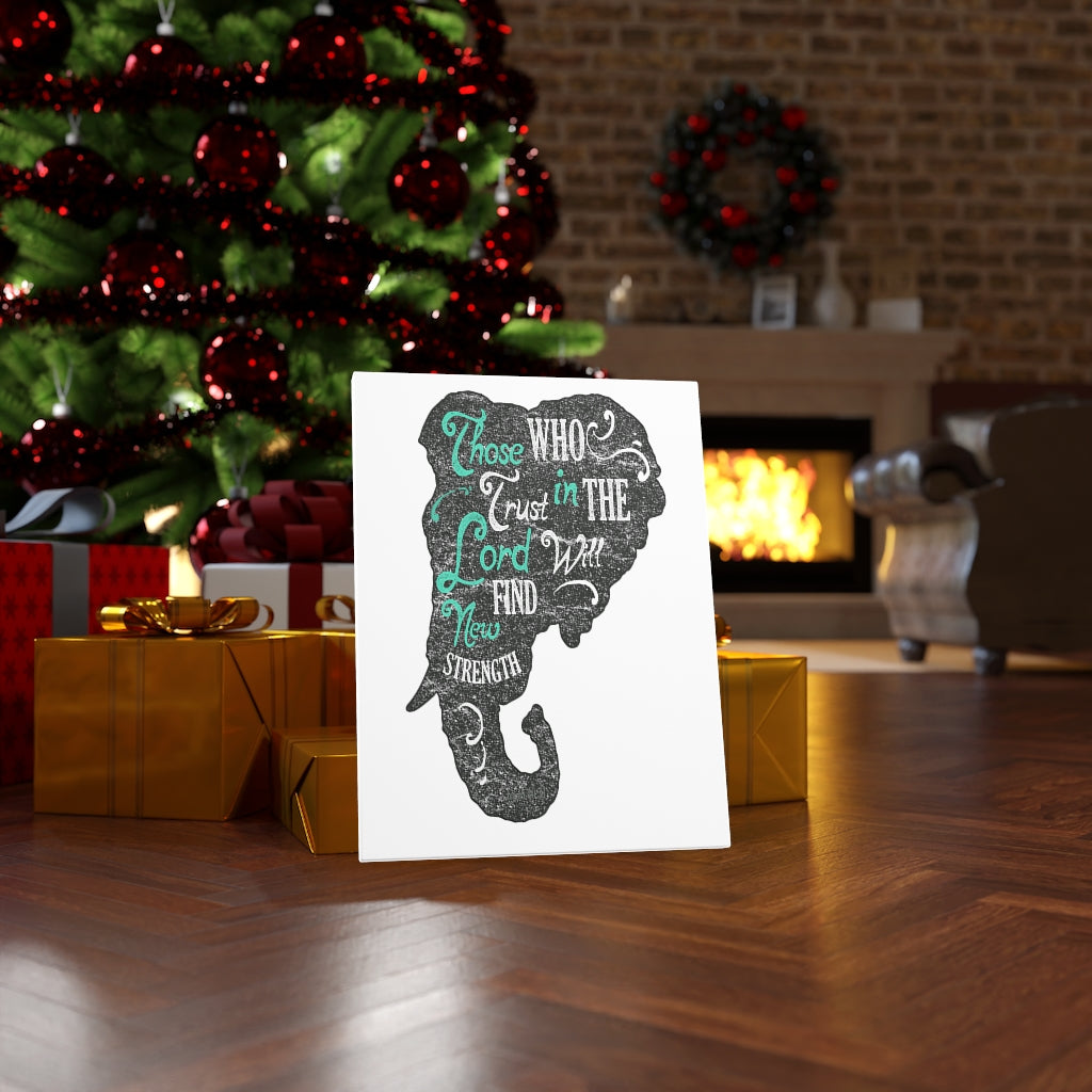 Scripture Walls Inspirational Wall Art Trust In The Lord Wall Art Motivation Wall Decor for Home Office Gym Inspiring Success Quote Print Ready to Hang Unframed-Express Your Love Gifts