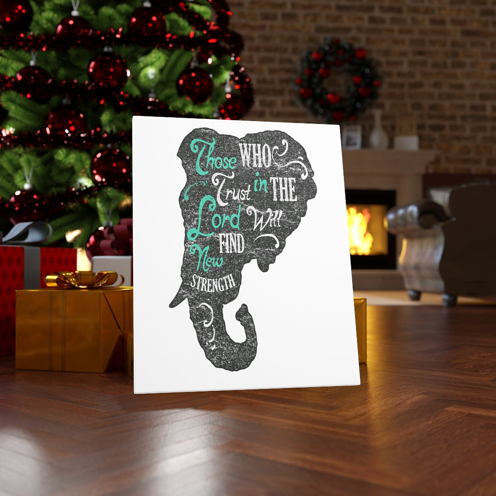 Scripture Walls Inspirational Wall Art Trust In The Lord Wall Art Motivation Wall Decor for Home Office Gym Inspiring Success Quote Print Ready to Hang Unframed-Express Your Love Gifts