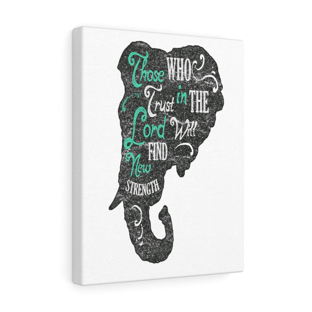 Scripture Walls Inspirational Wall Art Trust In The Lord Wall Art Motivation Wall Decor for Home Office Gym Inspiring Success Quote Print Ready to Hang Unframed-Express Your Love Gifts