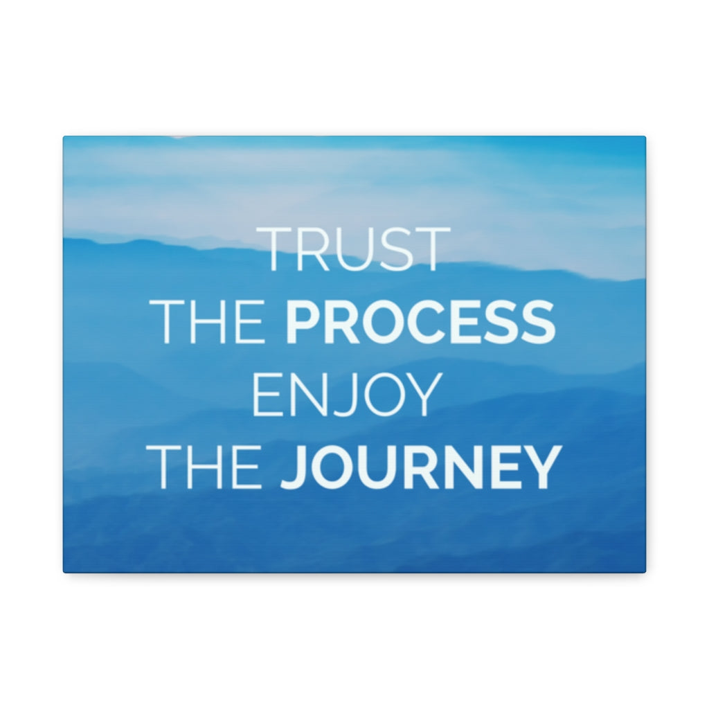 Scripture Walls Inspirational Wall Art Trust The Process Enjoy The Journey Motivational Print Ready to Hang Artwork Unframed-Express Your Love Gifts