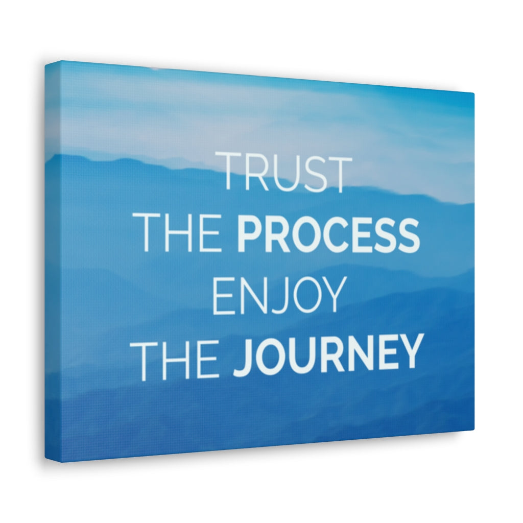 Scripture Walls Inspirational Wall Art Trust The Process Enjoy The Journey Motivational Print Ready to Hang Artwork Unframed-Express Your Love Gifts