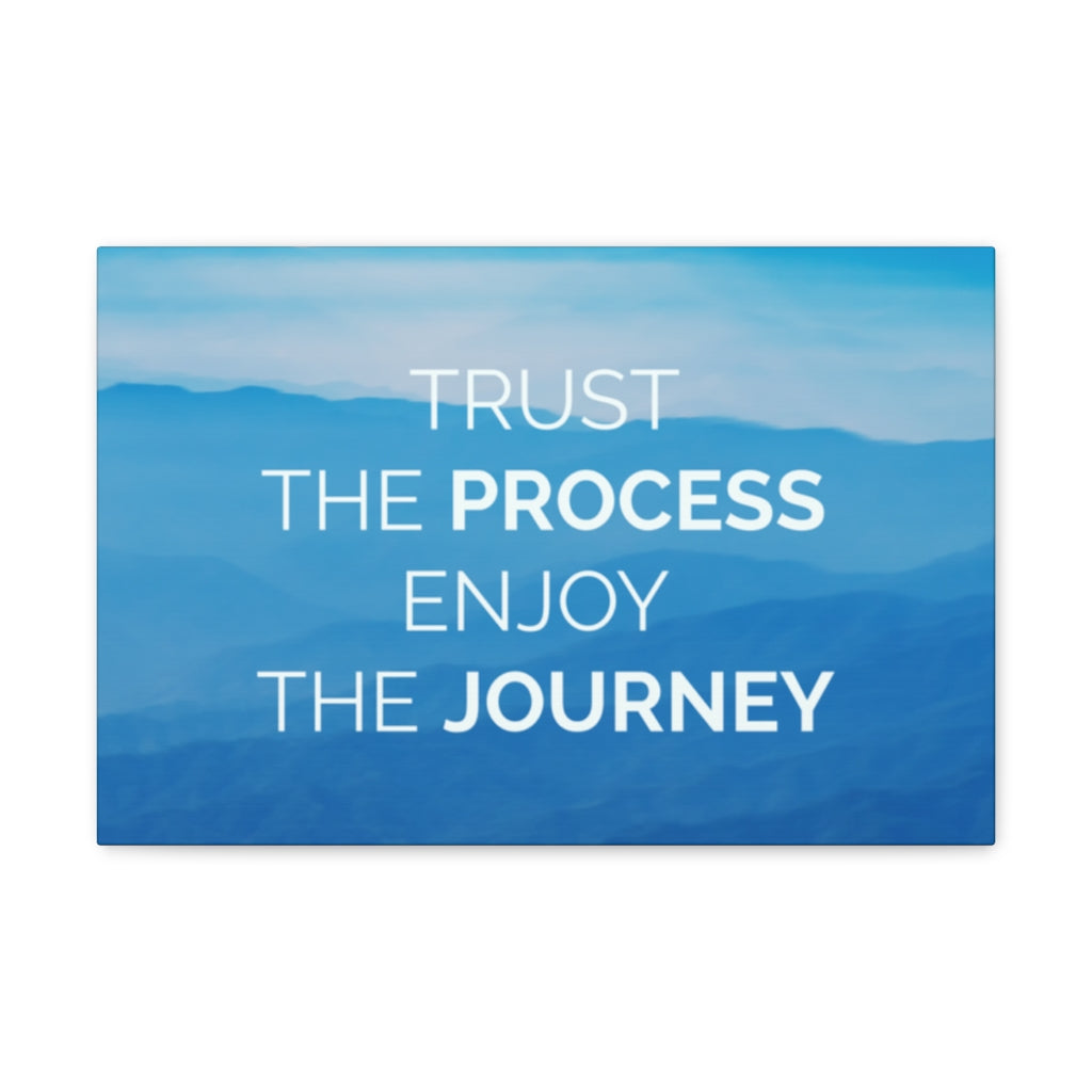 Scripture Walls Inspirational Wall Art Trust The Process Enjoy The Journey Motivational Print Ready to Hang Artwork Unframed-Express Your Love Gifts