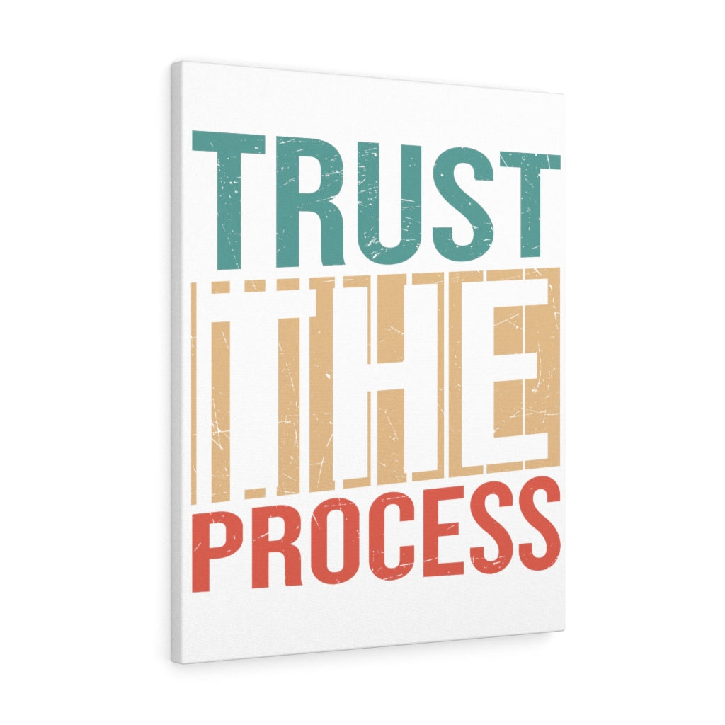 Scripture Walls Inspirational Wall Art Trust The Process Wall Art Motivation Wall Decor for Home Office Gym Inspiring Success Quote Print Ready to Hang Unframed-Express Your Love Gifts