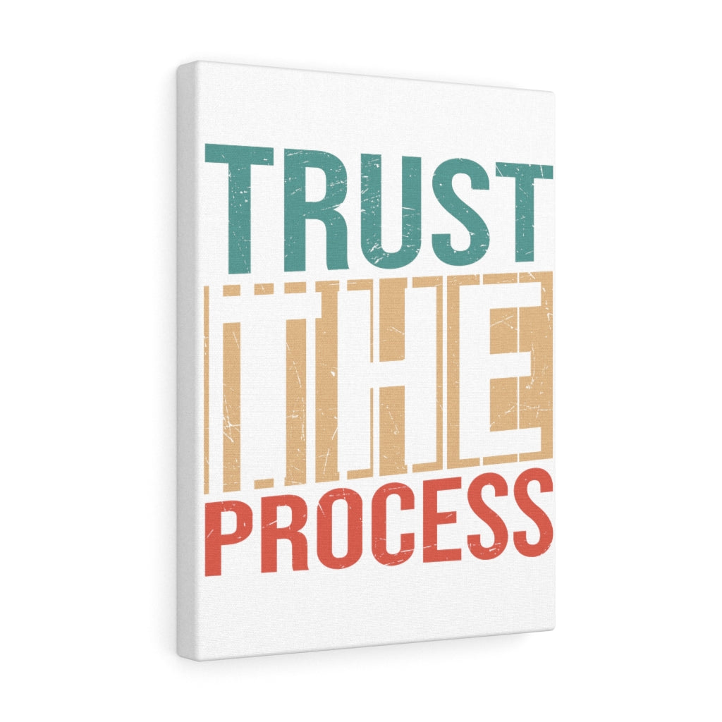 Scripture Walls Inspirational Wall Art Trust The Process Wall Art Motivation Wall Decor for Home Office Gym Inspiring Success Quote Print Ready to Hang Unframed-Express Your Love Gifts