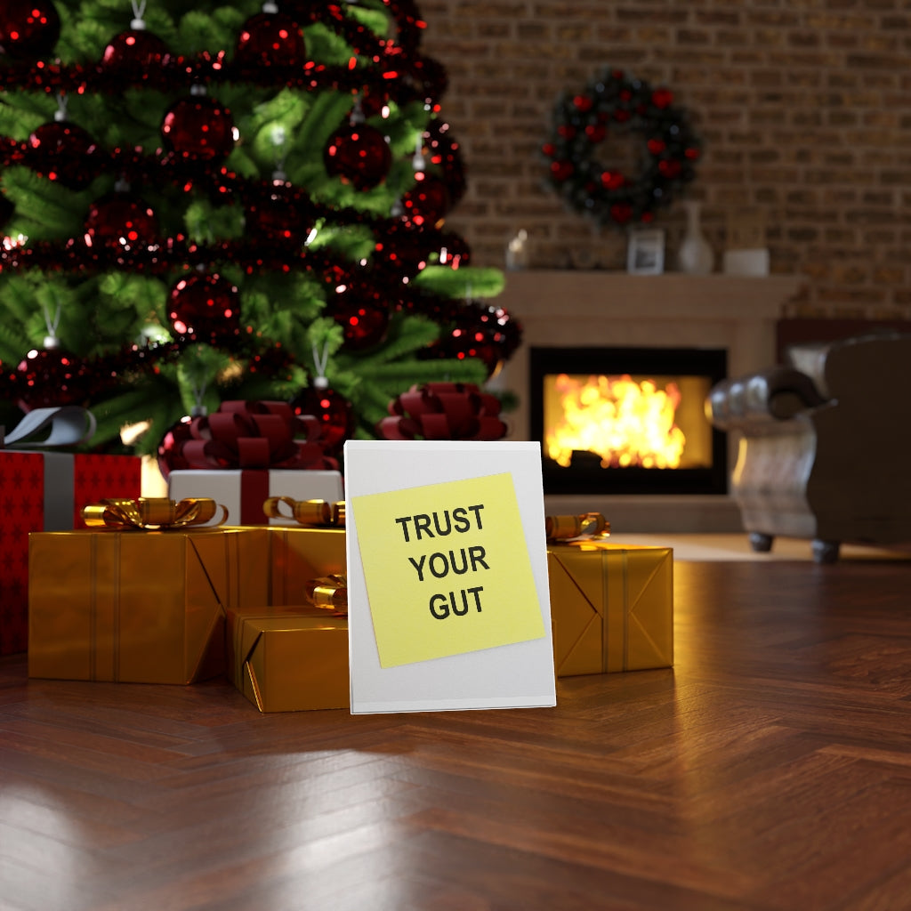 Scripture Walls Inspirational Wall Art Trust Your Gut Motivational Print Ready to Hang Artwork Unframed-Express Your Love Gifts