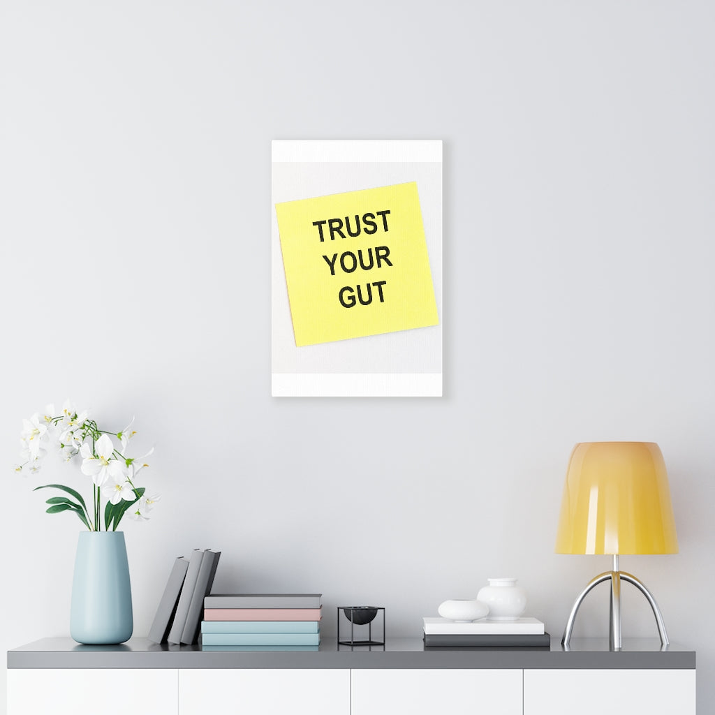 Scripture Walls Inspirational Wall Art Trust Your Gut Motivational Print Ready to Hang Artwork Unframed-Express Your Love Gifts