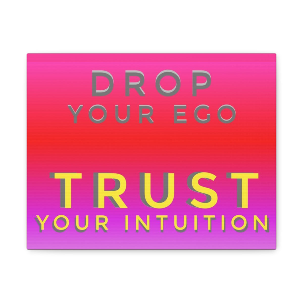 Scripture Walls Inspirational Wall Art Trust Your Intuition Motivation Wall Decor for Home Office Gym Inspiring Success Quote Print Ready to Hang Unframed-Express Your Love Gifts