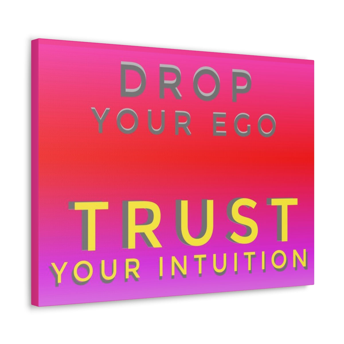 Scripture Walls Inspirational Wall Art Trust Your Intuition Motivation Wall Decor for Home Office Gym Inspiring Success Quote Print Ready to Hang Unframed-Express Your Love Gifts