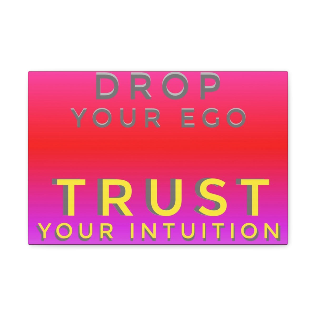 Scripture Walls Inspirational Wall Art Trust Your Intuition Motivation Wall Decor for Home Office Gym Inspiring Success Quote Print Ready to Hang Unframed-Express Your Love Gifts