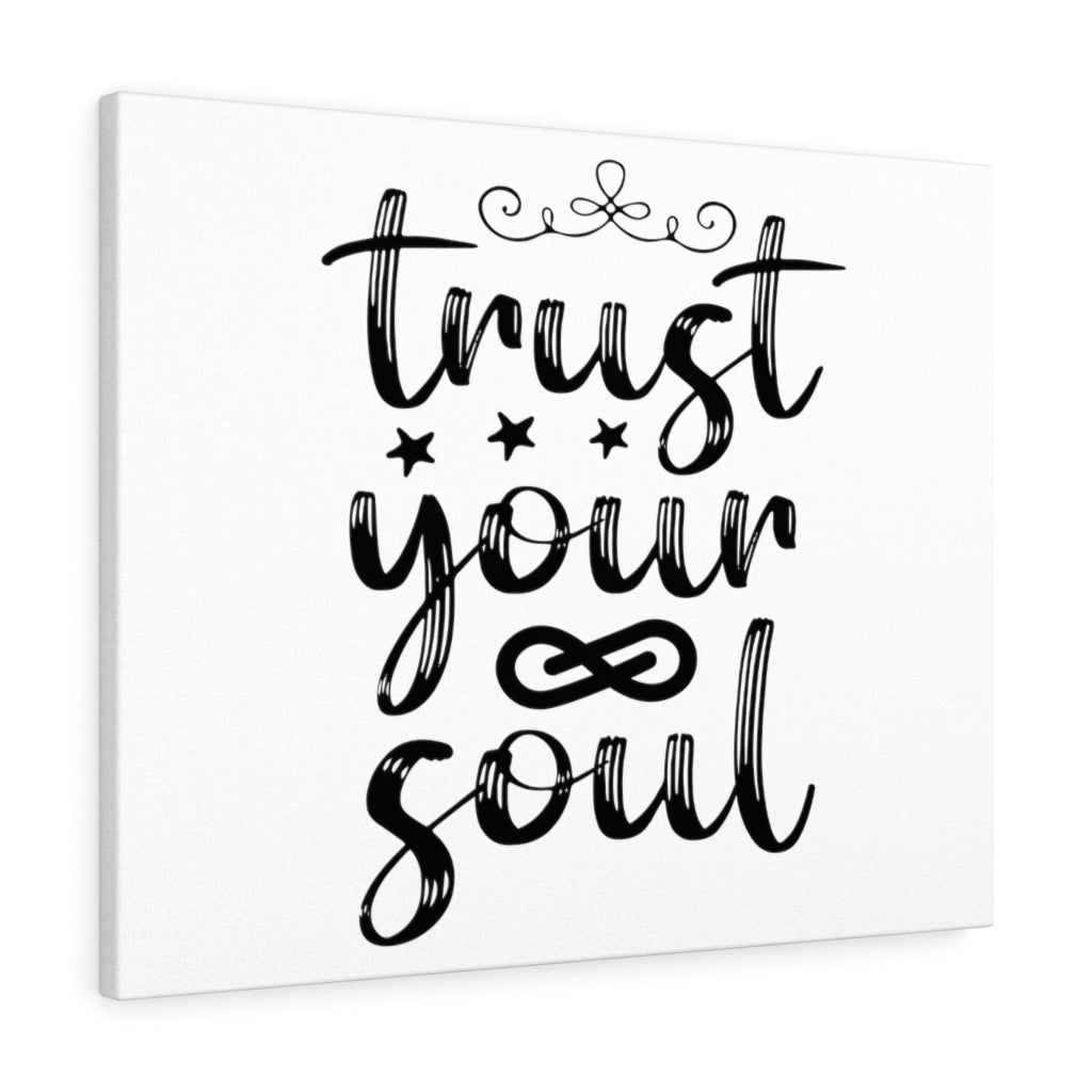 Scripture Walls Inspirational Wall Art Trust Your Soul Plain Wall Art Motivation Wall Decor for Home Office Gym Inspiring Success Quote Print Ready to Hang Unframed-Express Your Love Gifts