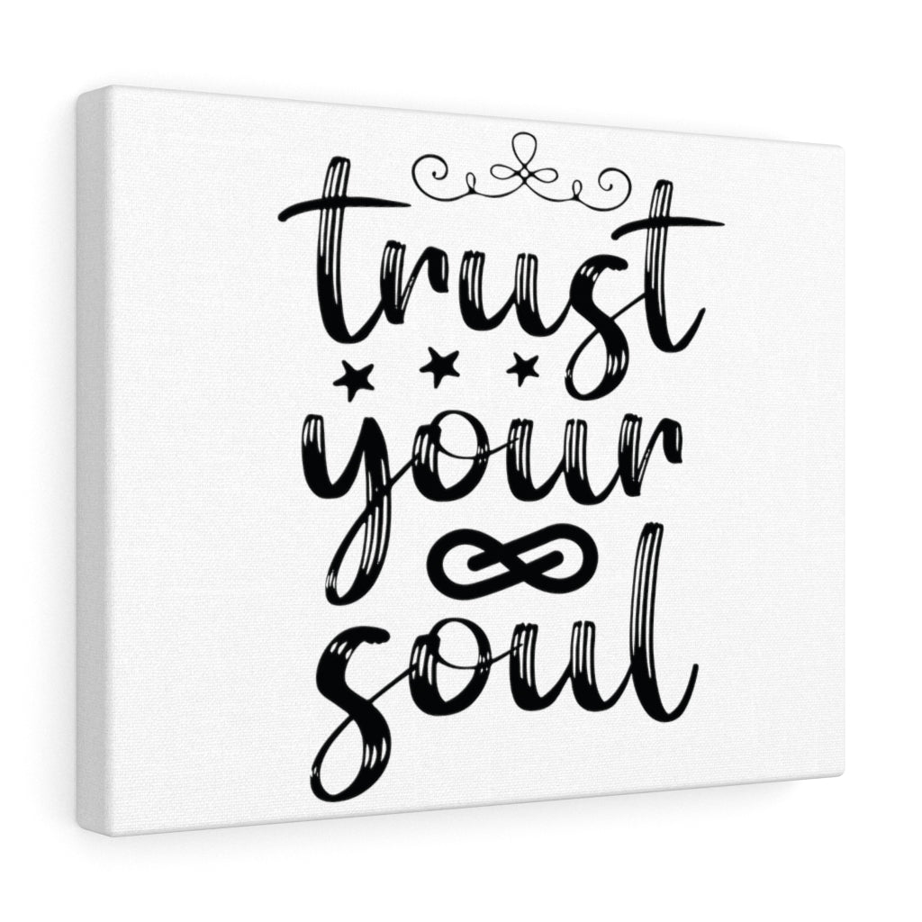 Scripture Walls Inspirational Wall Art Trust Your Soul Plain Wall Art Motivation Wall Decor for Home Office Gym Inspiring Success Quote Print Ready to Hang Unframed-Express Your Love Gifts
