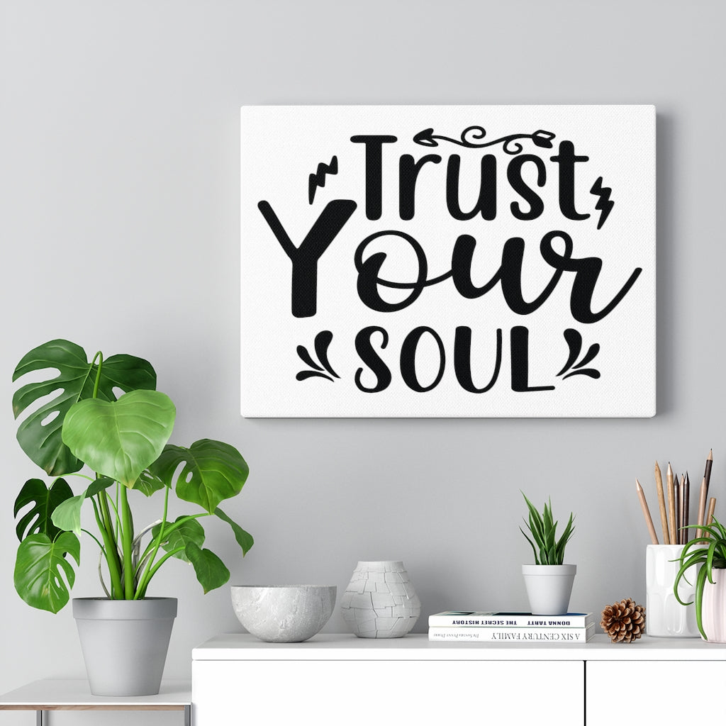 Scripture Walls Inspirational Wall Art Trust Your Soul Wall Art Motivation Wall Decor for Home Office Gym Inspiring Success Quote Print Ready to Hang Unframed-Express Your Love Gifts