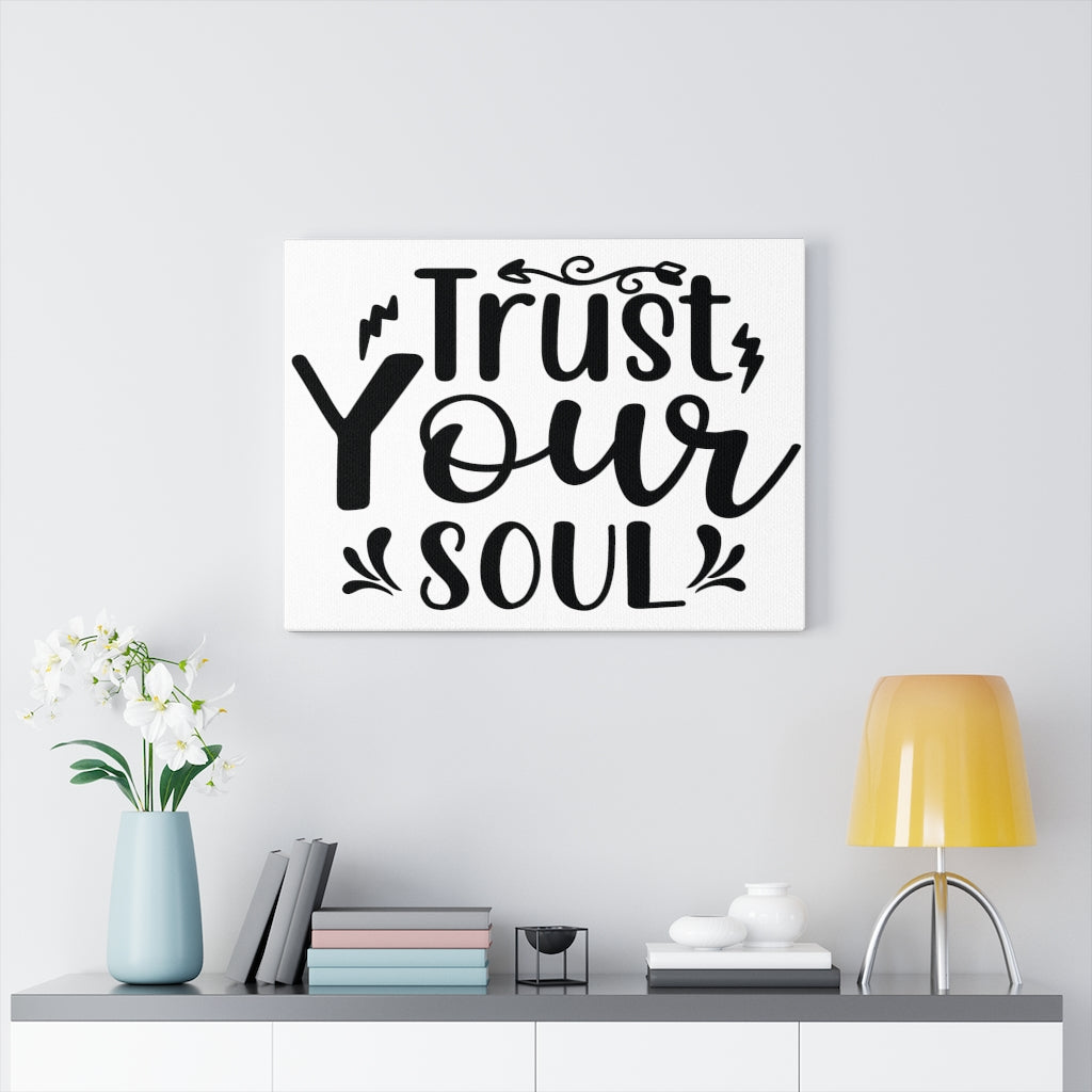 Scripture Walls Inspirational Wall Art Trust Your Soul Wall Art Motivation Wall Decor for Home Office Gym Inspiring Success Quote Print Ready to Hang Unframed-Express Your Love Gifts