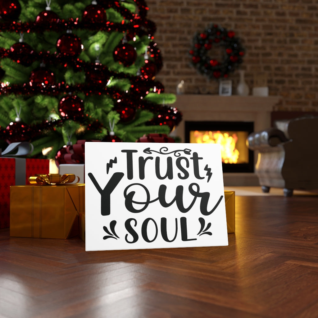 Scripture Walls Inspirational Wall Art Trust Your Soul Wall Art Motivation Wall Decor for Home Office Gym Inspiring Success Quote Print Ready to Hang Unframed-Express Your Love Gifts