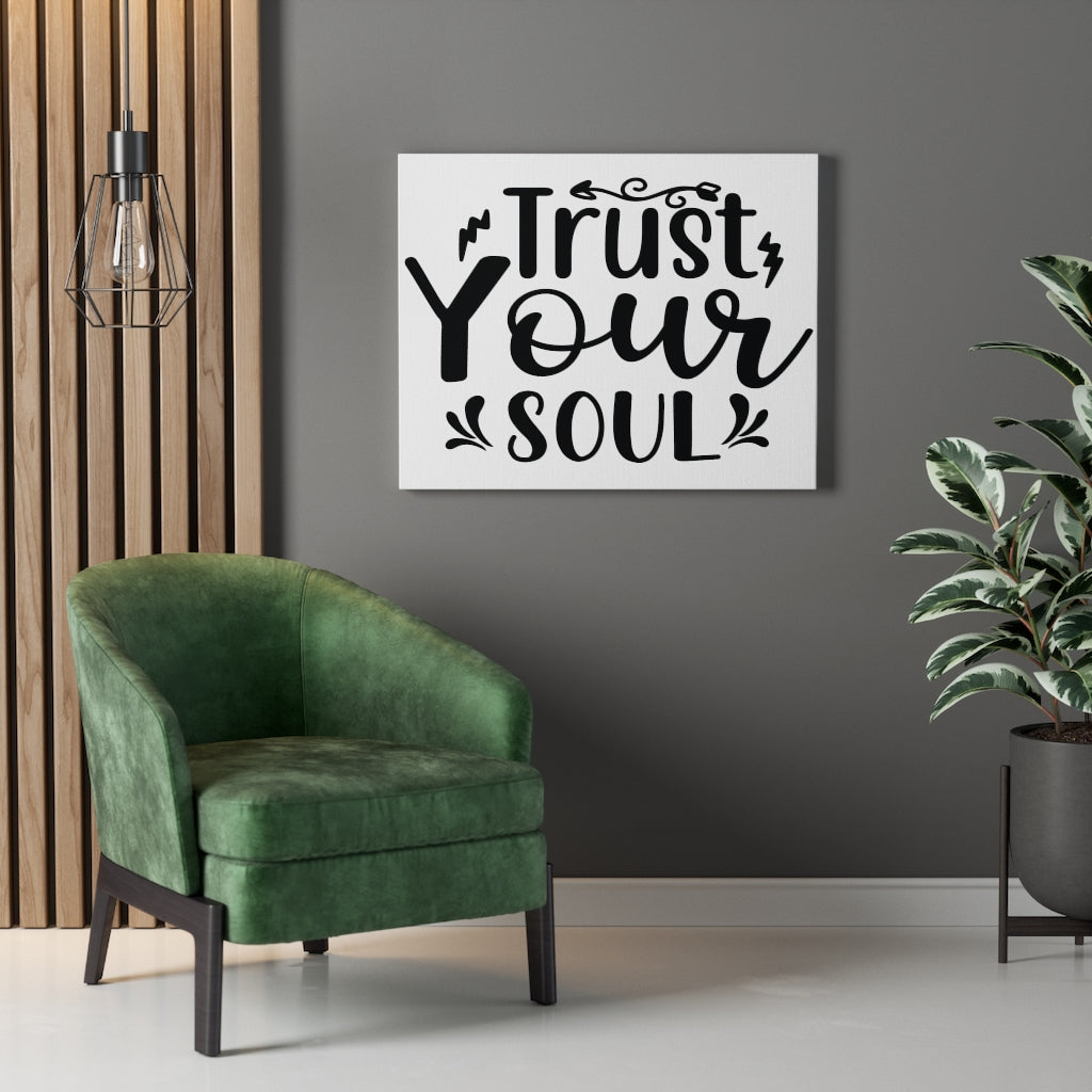 Scripture Walls Inspirational Wall Art Trust Your Soul Wall Art Motivation Wall Decor for Home Office Gym Inspiring Success Quote Print Ready to Hang Unframed-Express Your Love Gifts