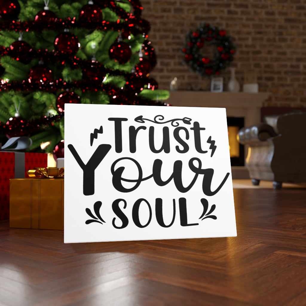 Scripture Walls Inspirational Wall Art Trust Your Soul Wall Art Motivation Wall Decor for Home Office Gym Inspiring Success Quote Print Ready to Hang Unframed-Express Your Love Gifts