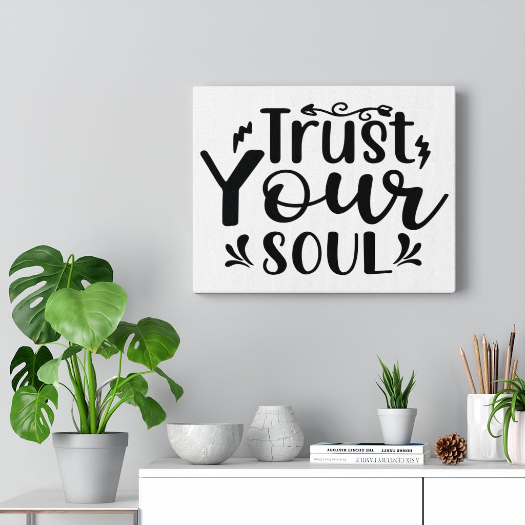 Scripture Walls Inspirational Wall Art Trust Your Soul Wall Art Motivation Wall Decor for Home Office Gym Inspiring Success Quote Print Ready to Hang Unframed-Express Your Love Gifts