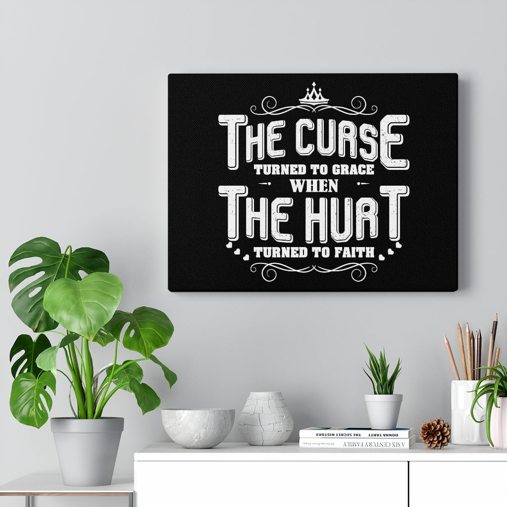 Scripture Walls Inspirational Wall Art Turned To Faith Wall Art Motivational Motto Inspiring Prints Artwork Decor Ready to Hang Unframed-Express Your Love Gifts