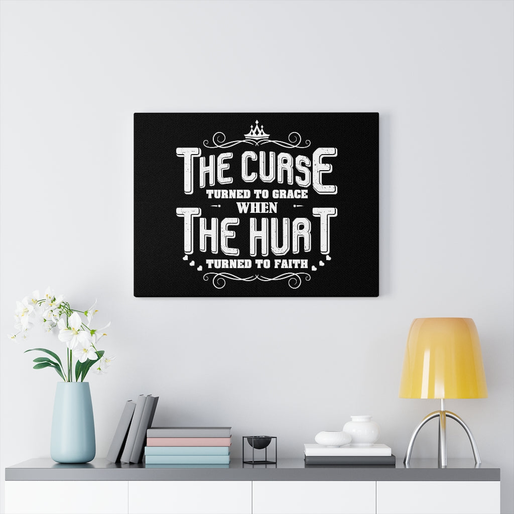 Scripture Walls Inspirational Wall Art Turned To Faith Wall Art Motivational Motto Inspiring Prints Artwork Decor Ready to Hang Unframed-Express Your Love Gifts