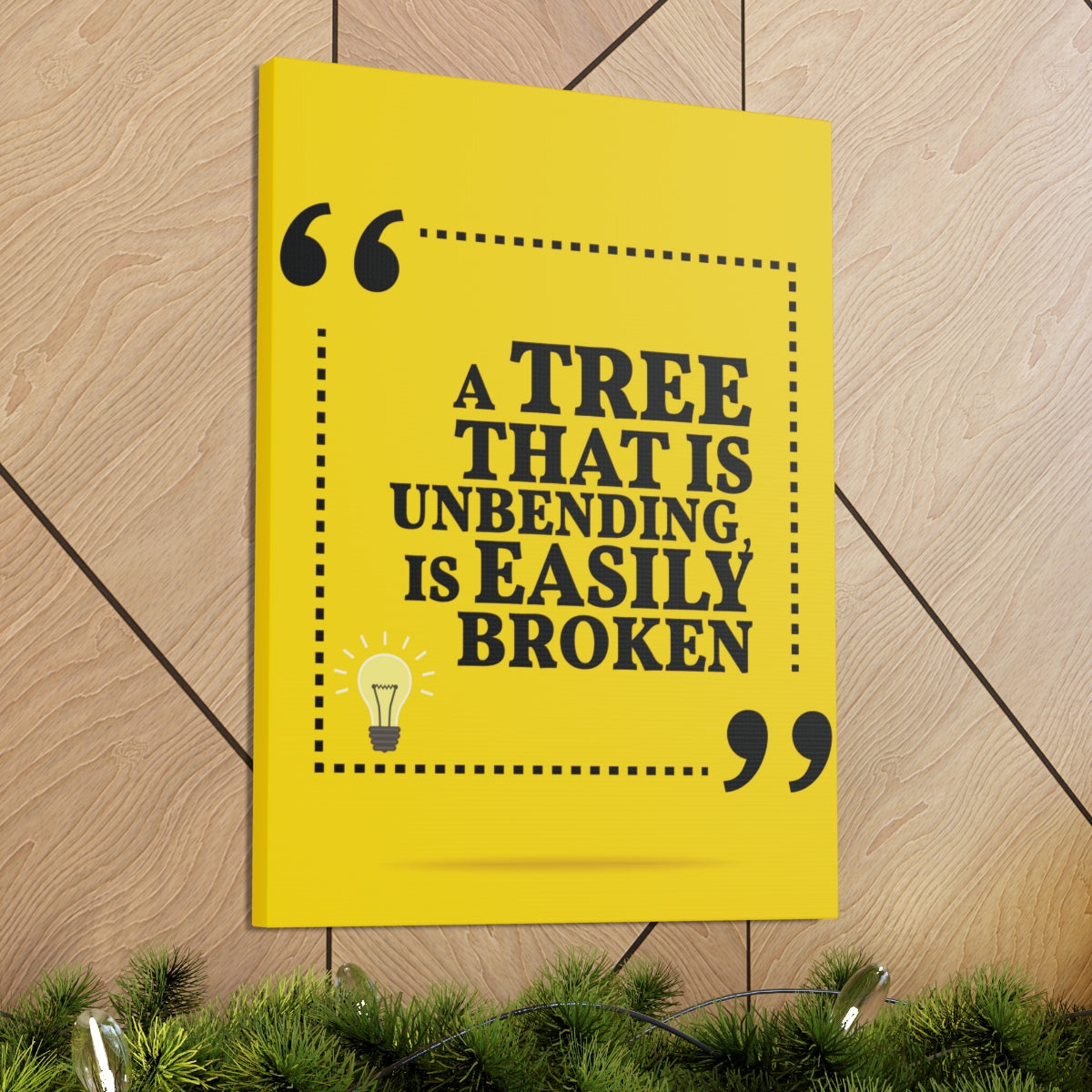 Scripture Walls Inspirational Wall Art Unbending Is Easily Broken Motivation Wall Decor for Home Office Gym Inspiring Success Quote Print Ready to Hang Unframed-Express Your Love Gifts