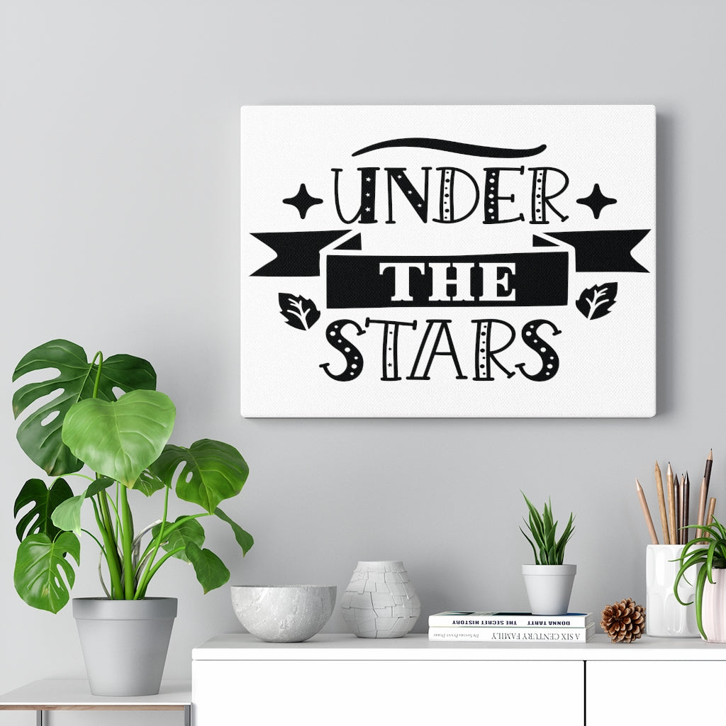 Scripture Walls Inspirational Wall Art Under The Stars Wall Art Motivation Wall Decor for Home Office Gym Inspiring Success Quote Print Ready to Hang Unframed-Express Your Love Gifts