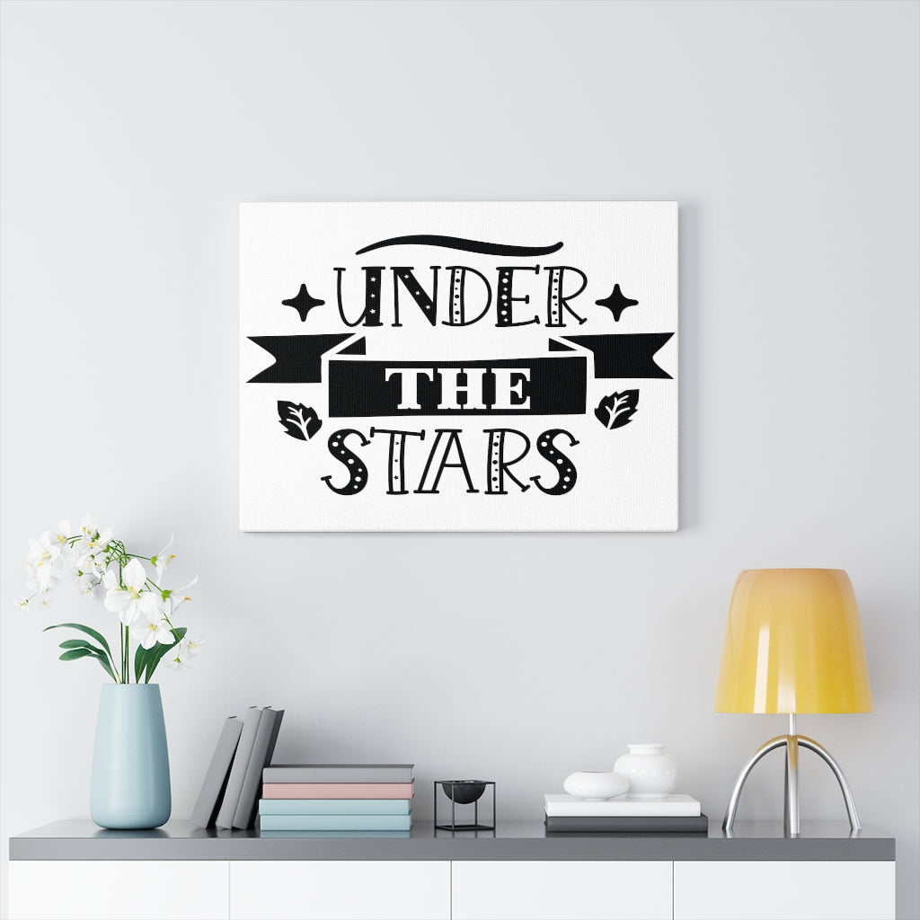 Scripture Walls Inspirational Wall Art Under The Stars Wall Art Motivation Wall Decor for Home Office Gym Inspiring Success Quote Print Ready to Hang Unframed-Express Your Love Gifts