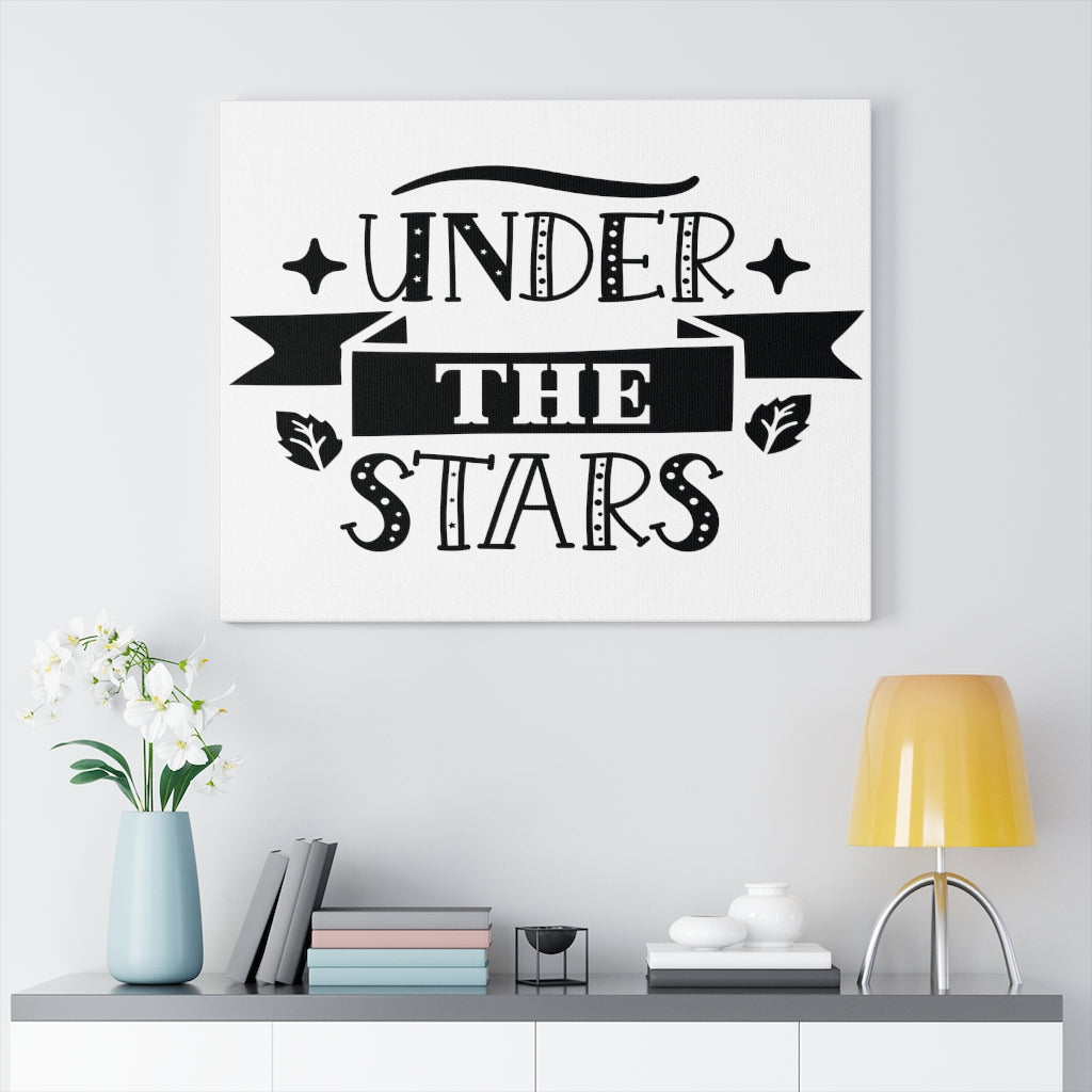 Scripture Walls Inspirational Wall Art Under The Stars Wall Art Motivation Wall Decor for Home Office Gym Inspiring Success Quote Print Ready to Hang Unframed-Express Your Love Gifts