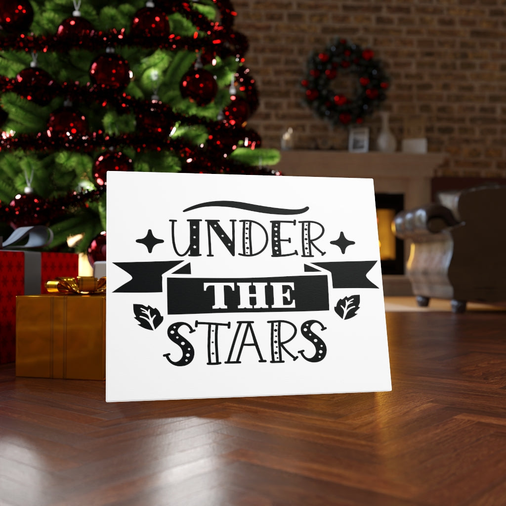 Scripture Walls Inspirational Wall Art Under The Stars Wall Art Motivation Wall Decor for Home Office Gym Inspiring Success Quote Print Ready to Hang Unframed-Express Your Love Gifts