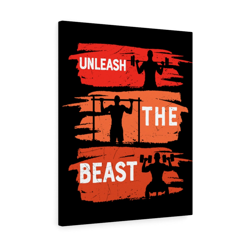 Scripture Walls Inspirational Wall Art Unleash The Beast Wall Art Motivation Wall Decor for Home Office Gym Inspiring Success Quote Print Ready to Hang Unframed-Express Your Love Gifts