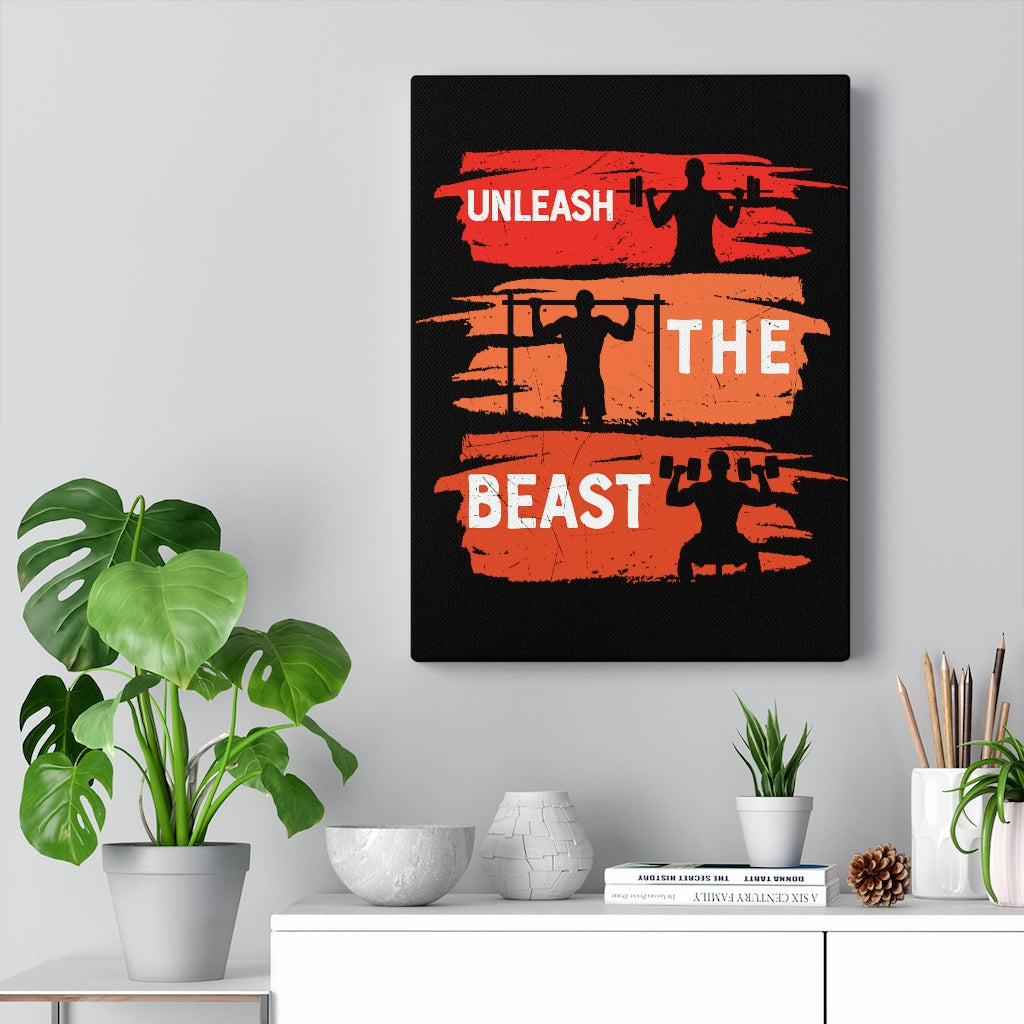Scripture Walls Inspirational Wall Art Unleash The Beast Wall Art Motivation Wall Decor for Home Office Gym Inspiring Success Quote Print Ready to Hang Unframed-Express Your Love Gifts