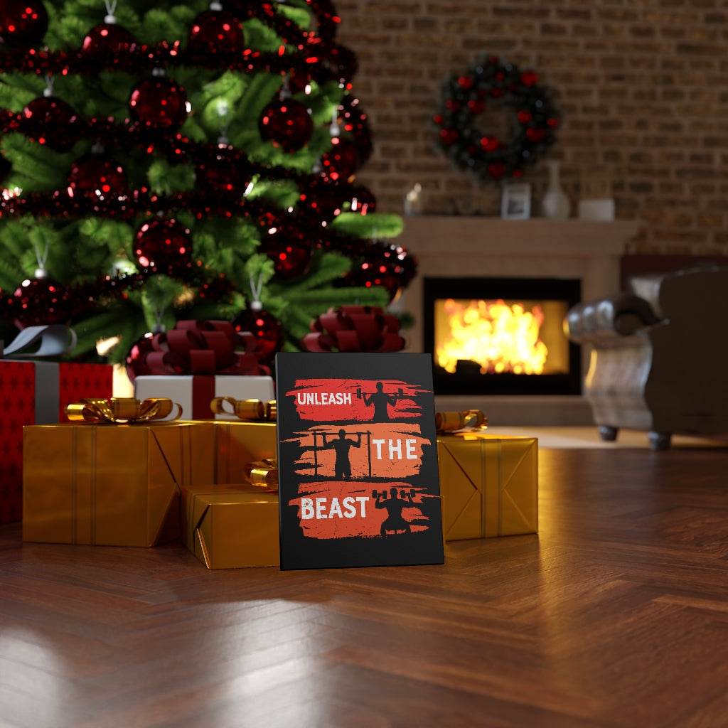 Scripture Walls Inspirational Wall Art Unleash The Beast Wall Art Motivation Wall Decor for Home Office Gym Inspiring Success Quote Print Ready to Hang Unframed-Express Your Love Gifts