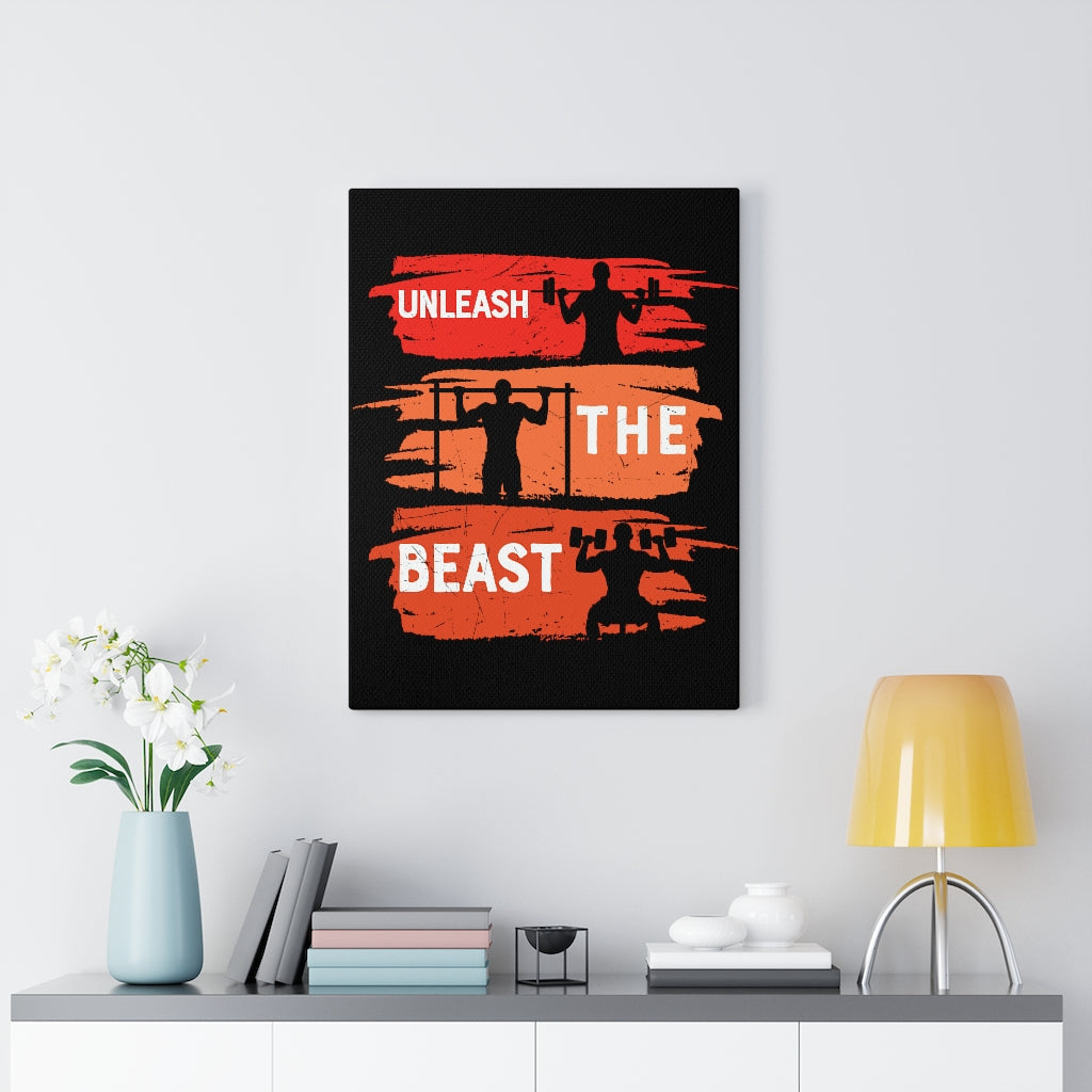 Scripture Walls Inspirational Wall Art Unleash The Beast Wall Art Motivation Wall Decor for Home Office Gym Inspiring Success Quote Print Ready to Hang Unframed-Express Your Love Gifts