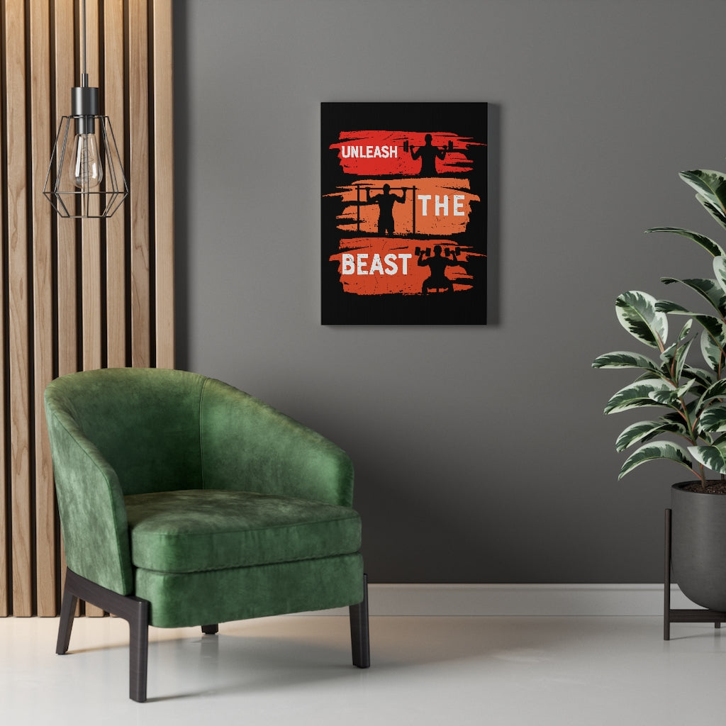 Scripture Walls Inspirational Wall Art Unleash The Beast Wall Art Motivation Wall Decor for Home Office Gym Inspiring Success Quote Print Ready to Hang Unframed-Express Your Love Gifts
