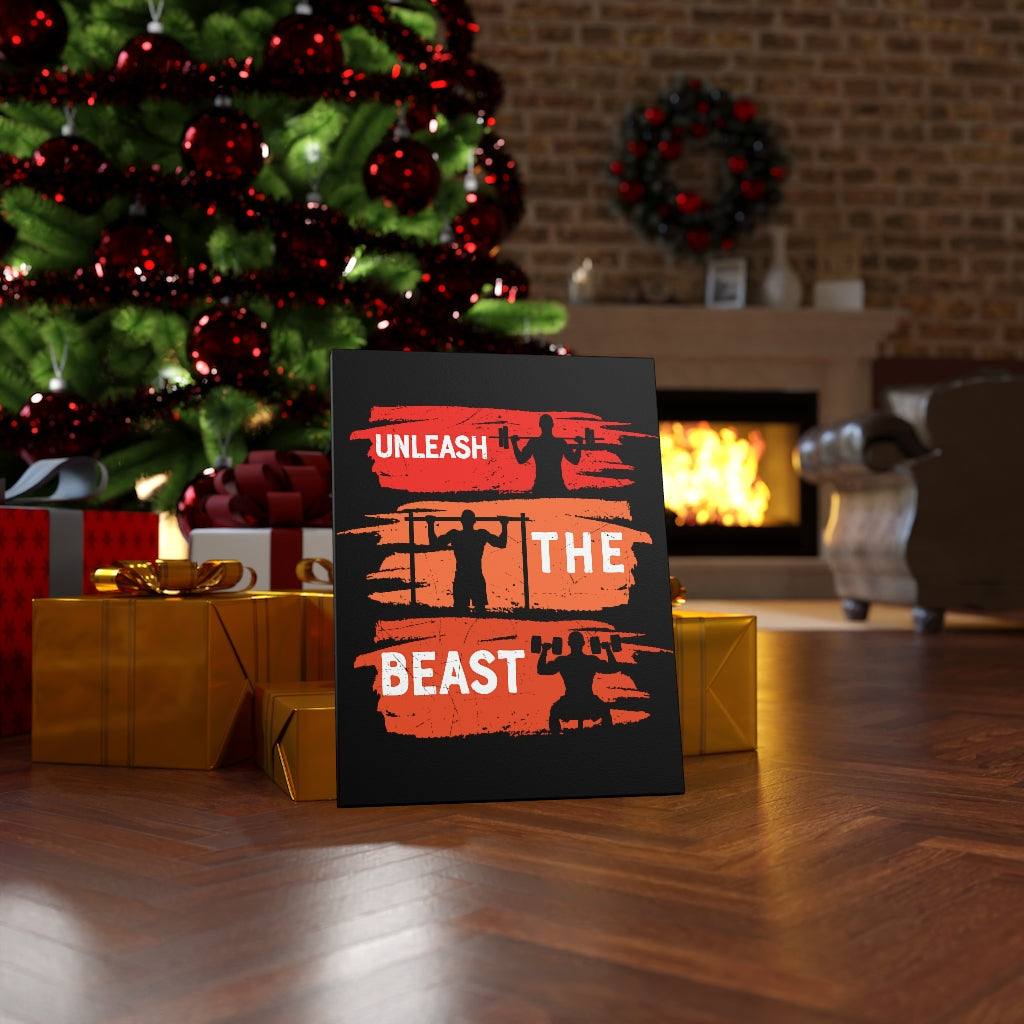 Scripture Walls Inspirational Wall Art Unleash The Beast Wall Art Motivation Wall Decor for Home Office Gym Inspiring Success Quote Print Ready to Hang Unframed-Express Your Love Gifts