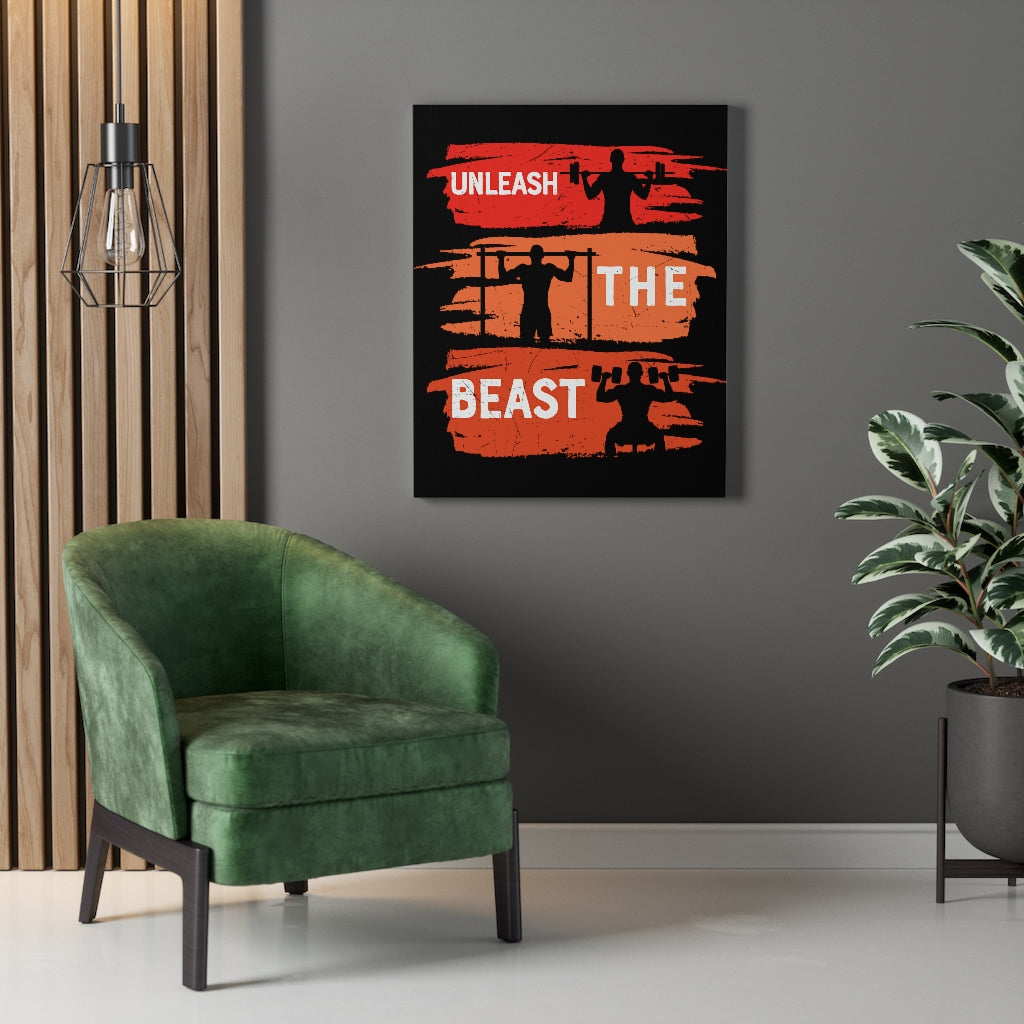 Scripture Walls Inspirational Wall Art Unleash The Beast Wall Art Motivation Wall Decor for Home Office Gym Inspiring Success Quote Print Ready to Hang Unframed-Express Your Love Gifts