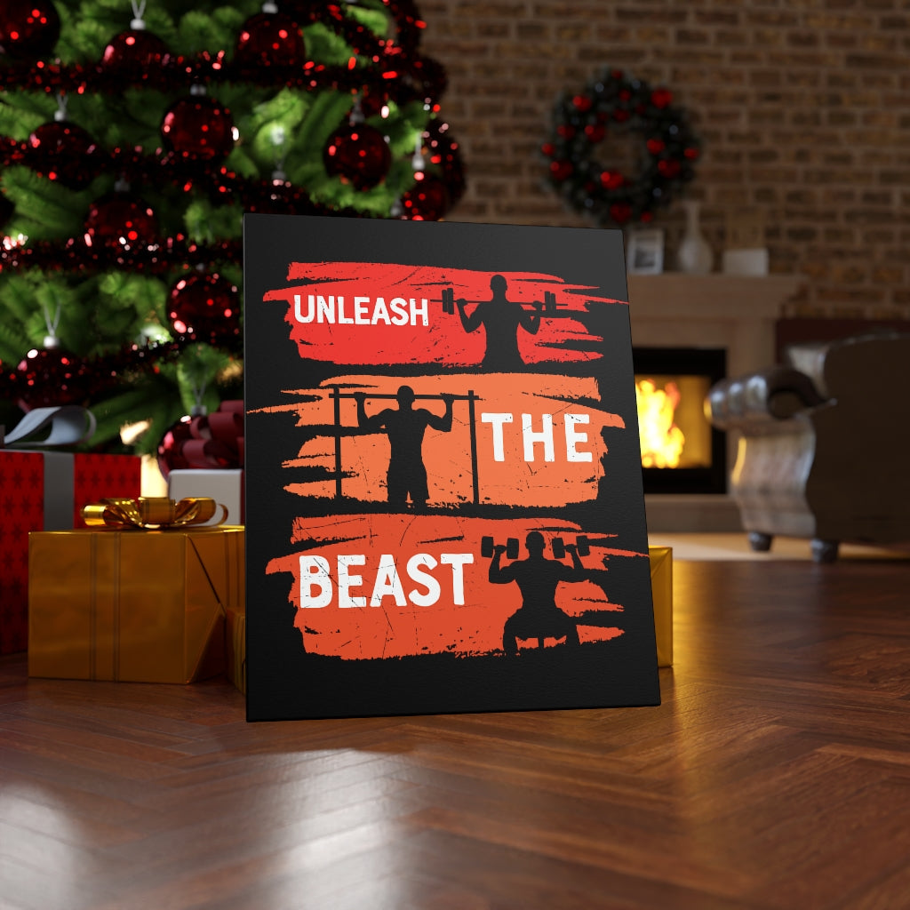Scripture Walls Inspirational Wall Art Unleash The Beast Wall Art Motivation Wall Decor for Home Office Gym Inspiring Success Quote Print Ready to Hang Unframed-Express Your Love Gifts