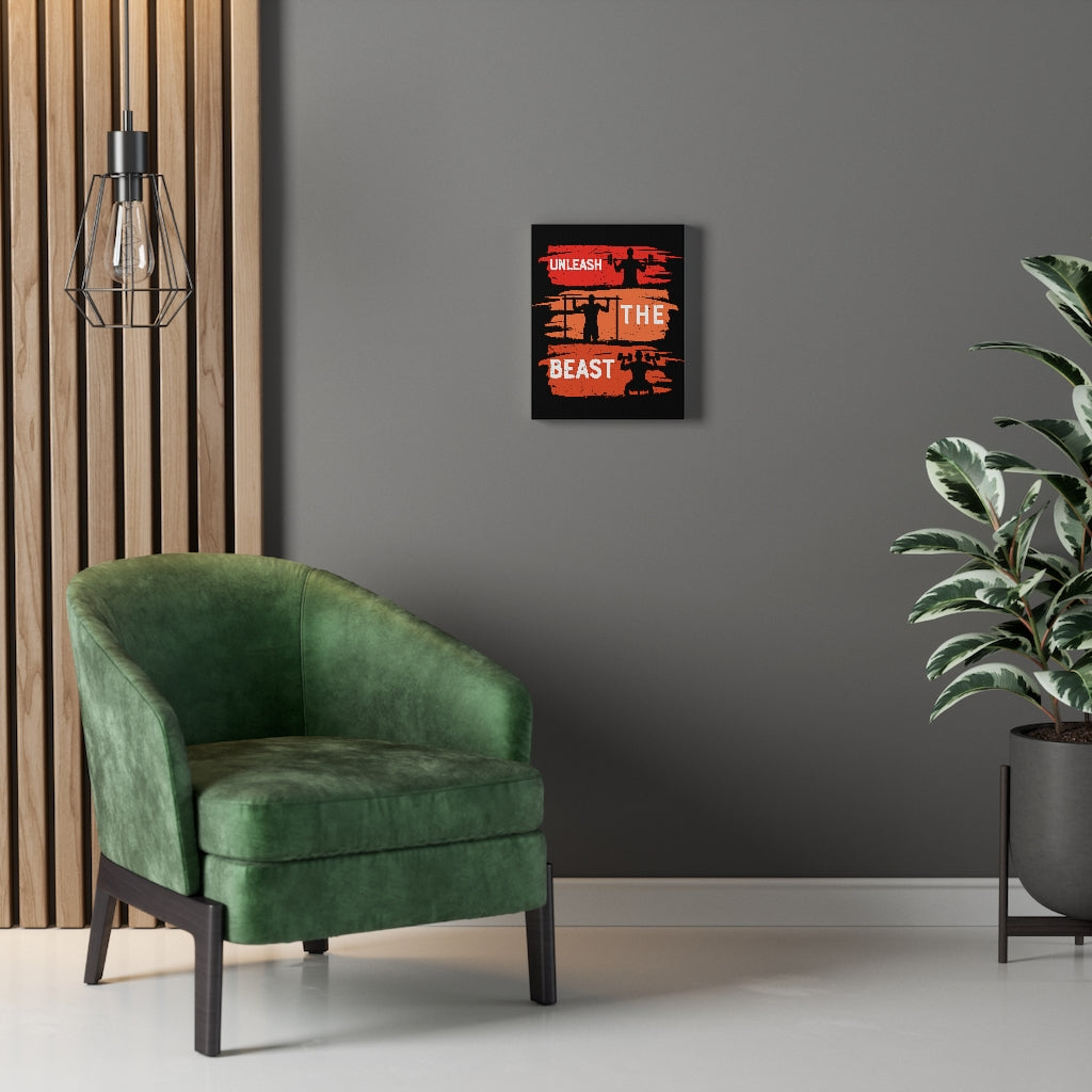 Scripture Walls Inspirational Wall Art Unleash The Beast Wall Art Motivation Wall Decor for Home Office Gym Inspiring Success Quote Print Ready to Hang Unframed-Express Your Love Gifts