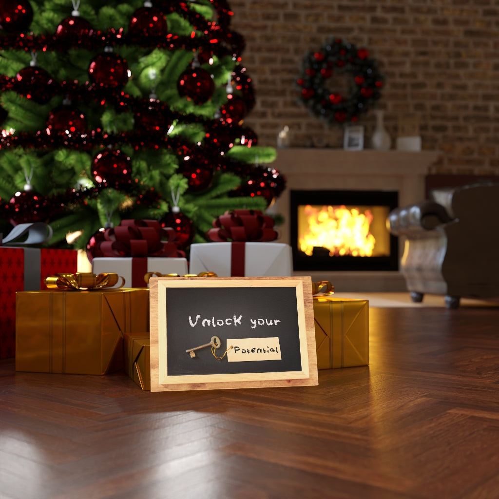 Scripture Walls Inspirational Wall Art Unluck Your Potential Motivational Print Ready to Hang Artwork Unframed-Express Your Love Gifts