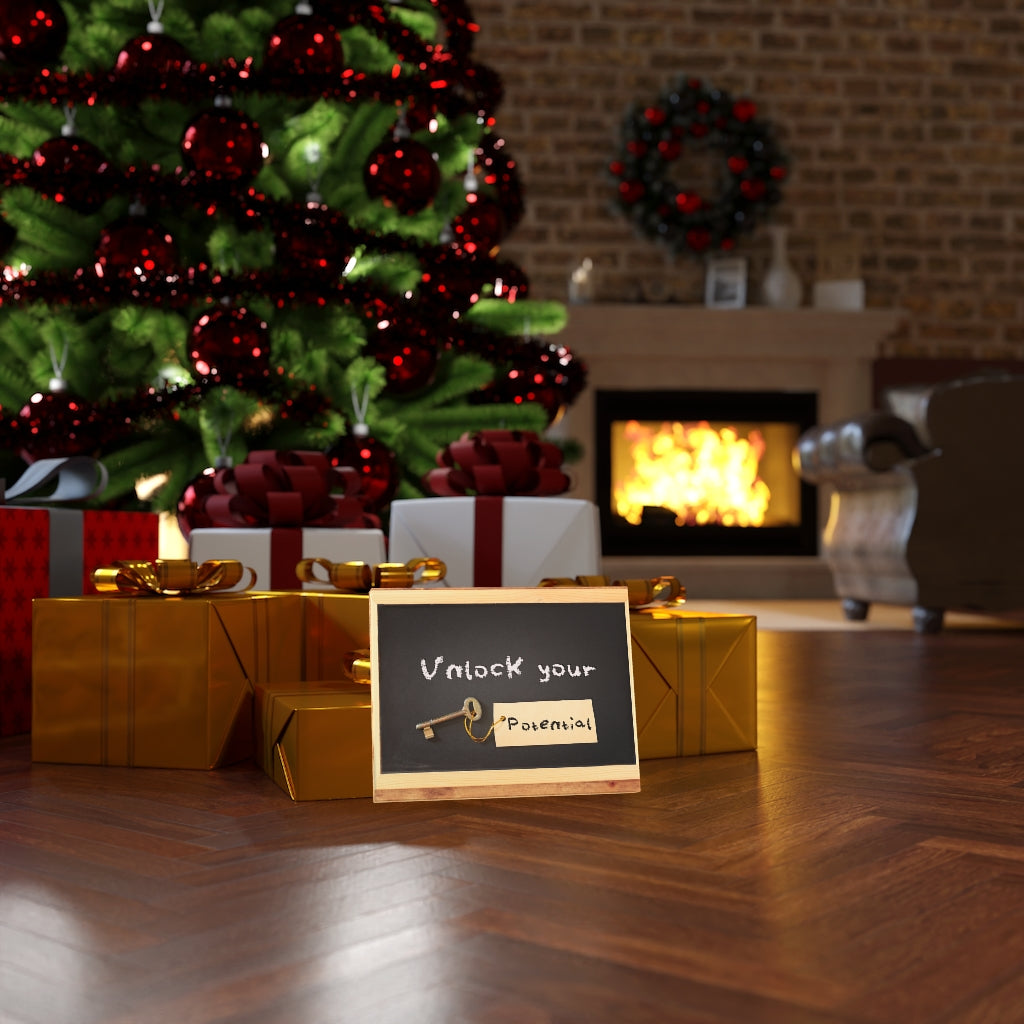 Scripture Walls Inspirational Wall Art Unluck Your Potential Motivational Print Ready to Hang Artwork Unframed-Express Your Love Gifts