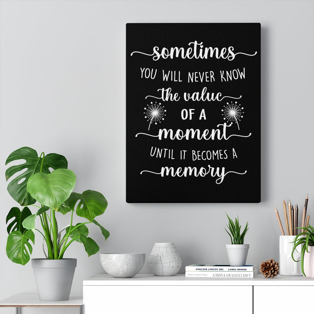 Scripture Walls Inspirational Wall Art Value Of A Moment Wall Art Motivational Motto Inspiring Prints Artwork Decor Ready to Hang Unframed-Express Your Love Gifts