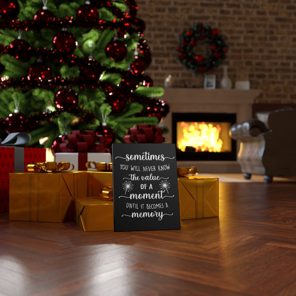 Scripture Walls Inspirational Wall Art Value Of A Moment Wall Art Motivational Motto Inspiring Prints Artwork Decor Ready to Hang Unframed-Express Your Love Gifts