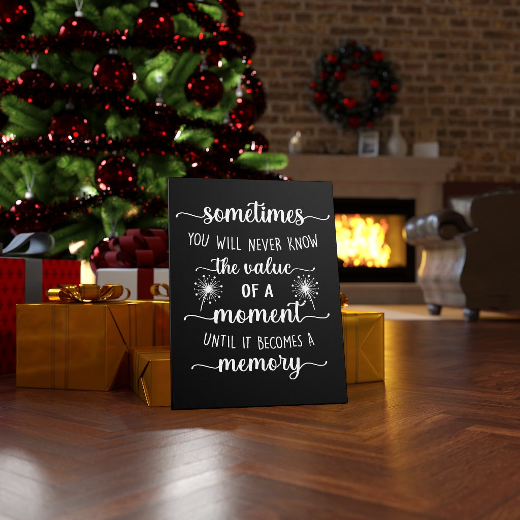 Scripture Walls Inspirational Wall Art Value Of A Moment Wall Art Motivational Motto Inspiring Prints Artwork Decor Ready to Hang Unframed-Express Your Love Gifts