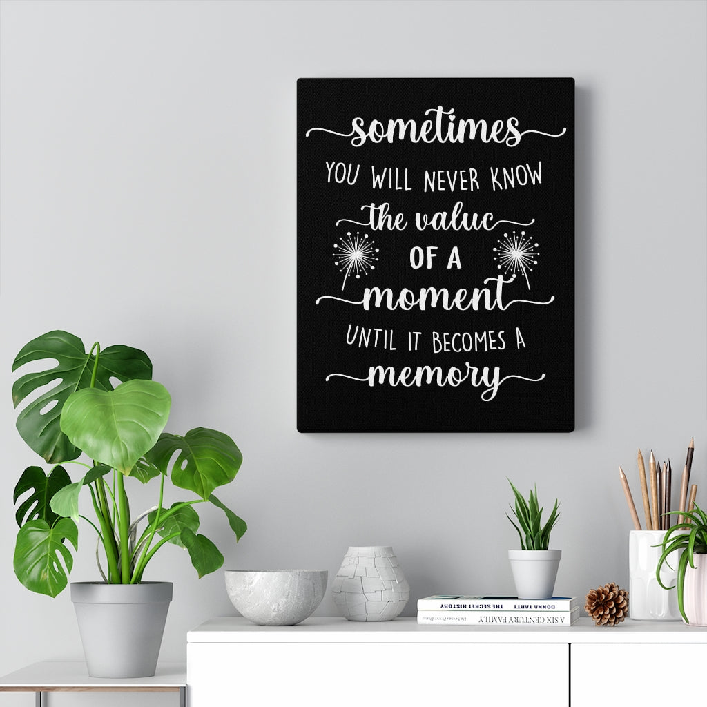 Scripture Walls Inspirational Wall Art Value Of A Moment Wall Art Motivational Motto Inspiring Prints Artwork Decor Ready to Hang Unframed-Express Your Love Gifts