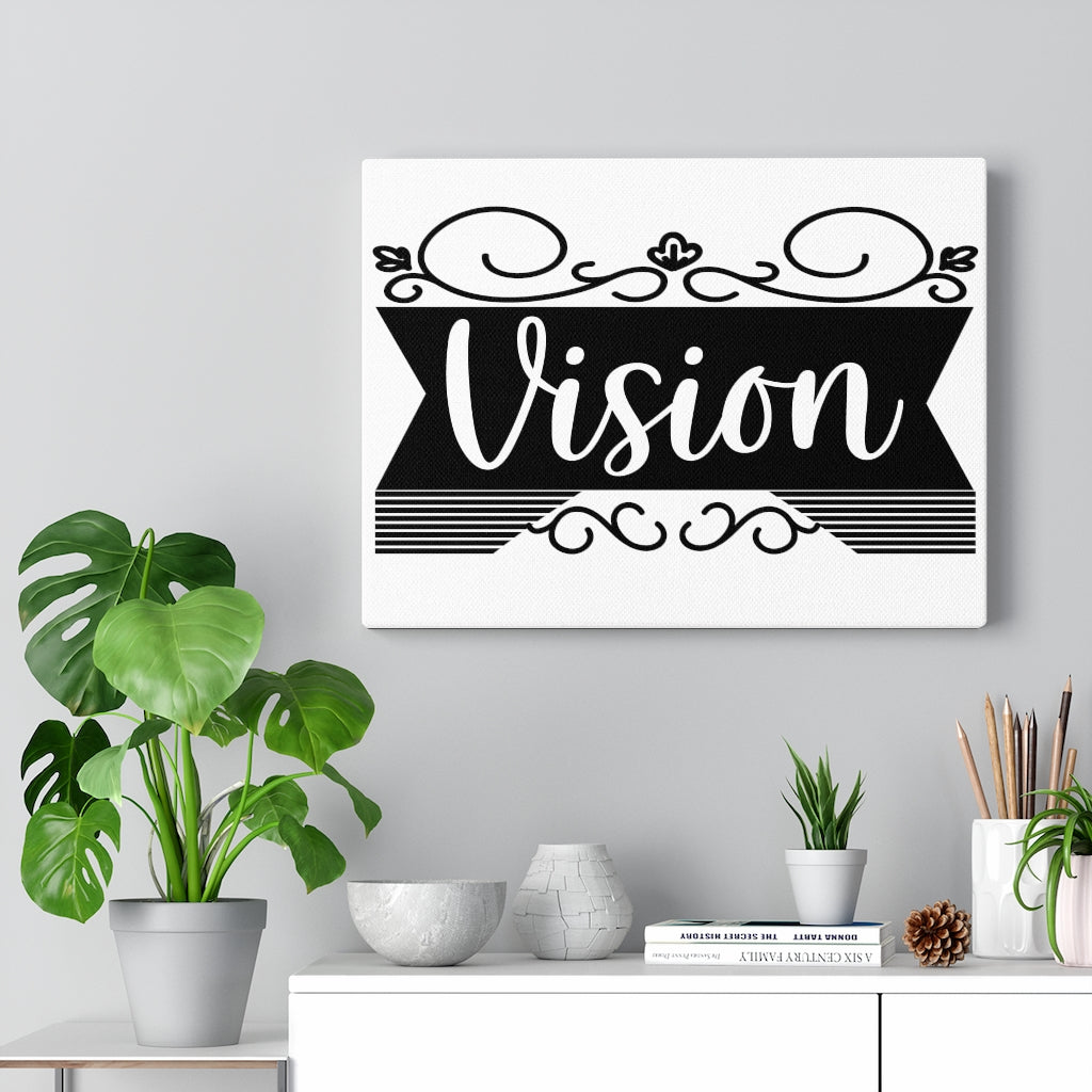 Scripture Walls Inspirational Wall Art Vision Wall Art Motivation Wall Decor for Home Office Gym Inspiring Success Quote Print Ready to Hang Unframed-Express Your Love Gifts