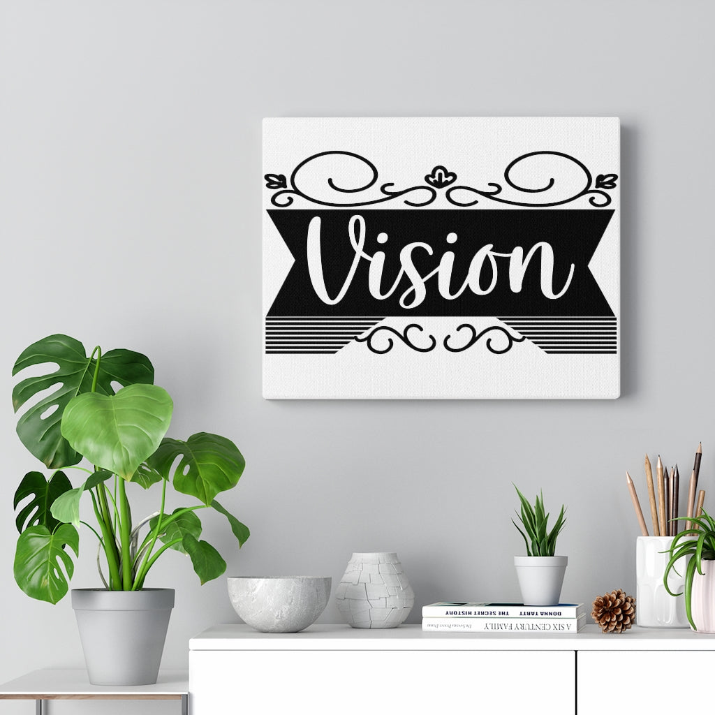 Scripture Walls Inspirational Wall Art Vision Wall Art Motivation Wall Decor for Home Office Gym Inspiring Success Quote Print Ready to Hang Unframed-Express Your Love Gifts