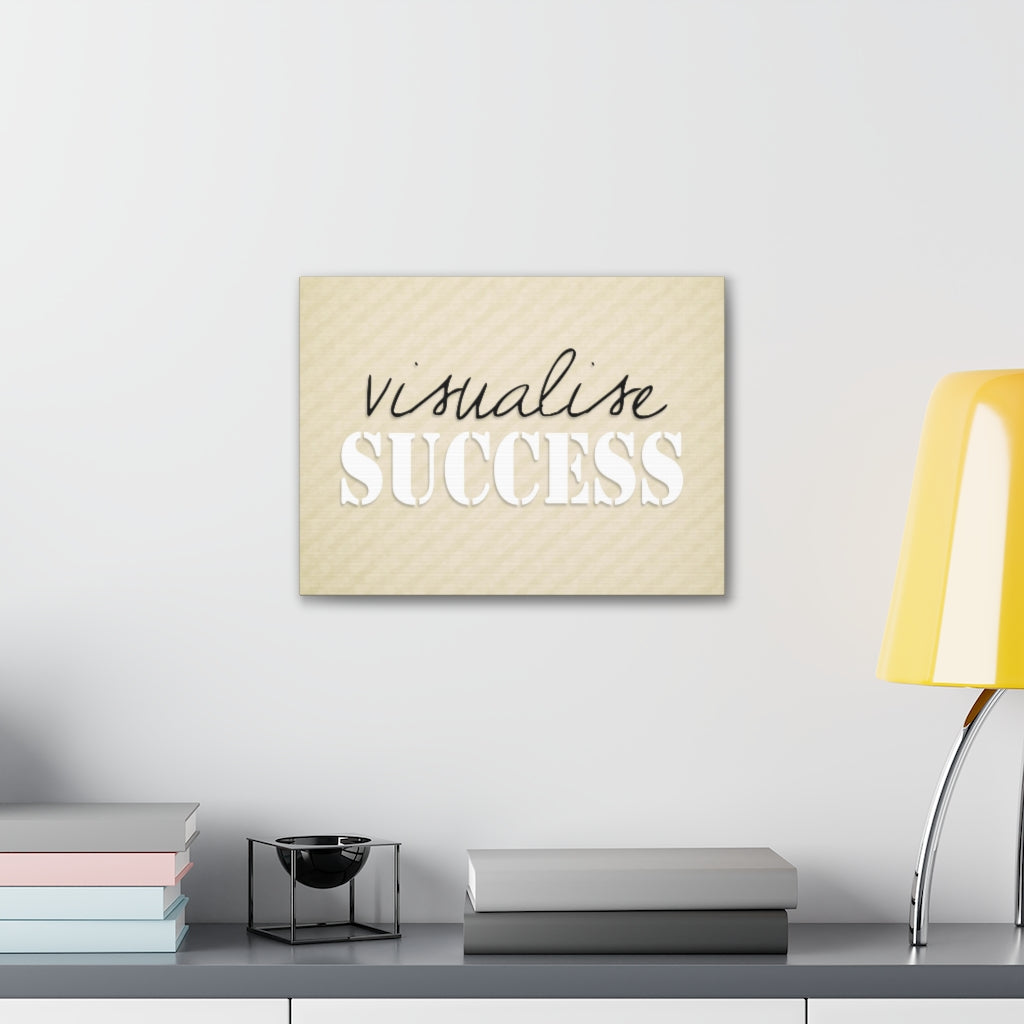 Scripture Walls Inspirational Wall Art Visualize Succcess Motivation Wall Decor for Home Office Gym Inspiring Success Quote Print Ready to Hang Unframed-Express Your Love Gifts