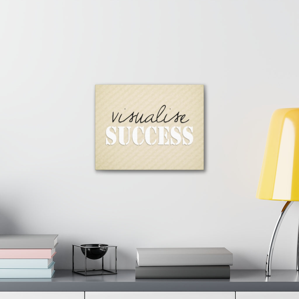 Scripture Walls Inspirational Wall Art Visualize Succcess Motivation Wall Decor for Home Office Gym Inspiring Success Quote Print Ready to Hang Unframed-Express Your Love Gifts