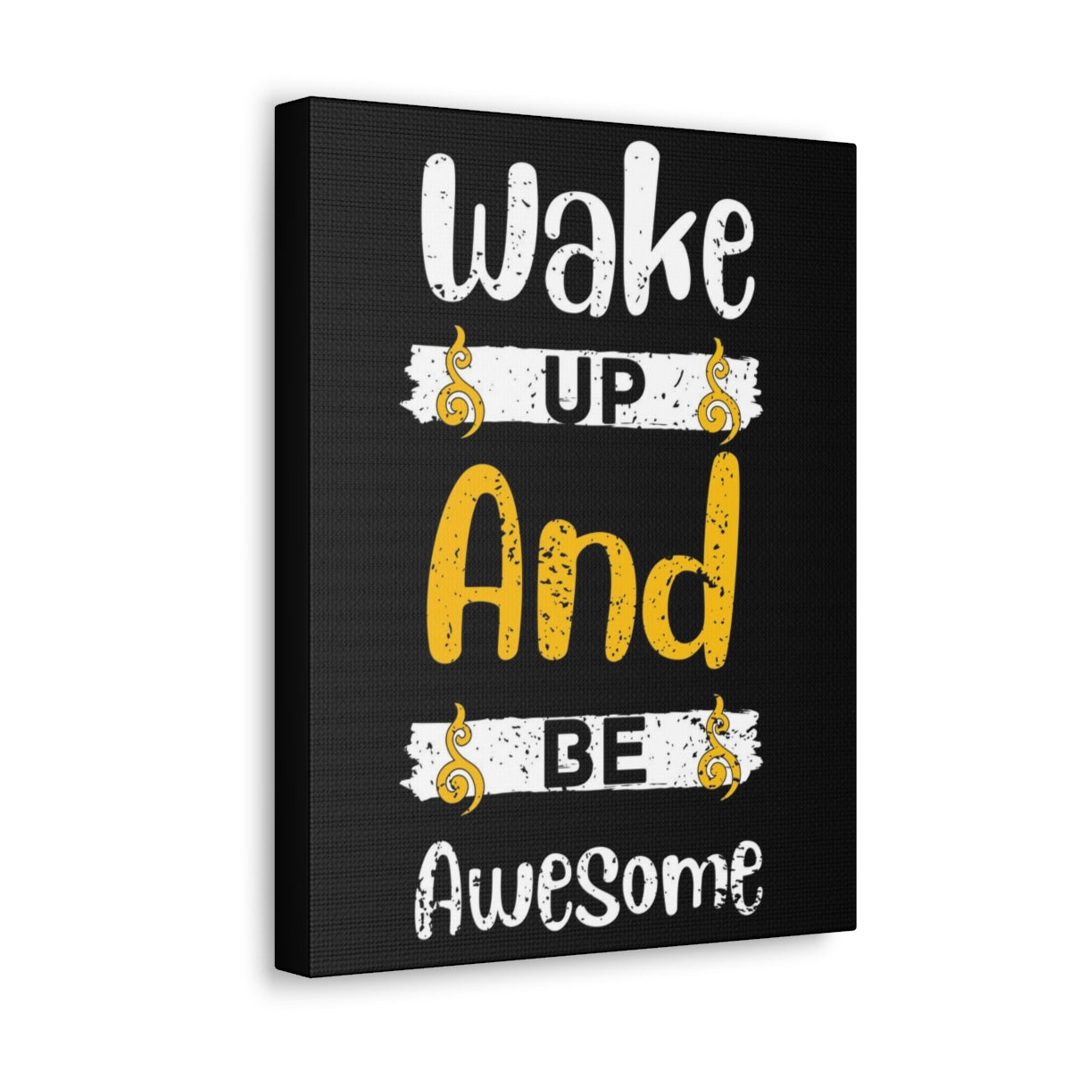 Scripture Walls Inspirational Wall Art Wake Up Be Awesome Motivation Wall Decor for Home Office Gym Inspiring Success Quote Print Ready to Hang Unframed-Express Your Love Gifts
